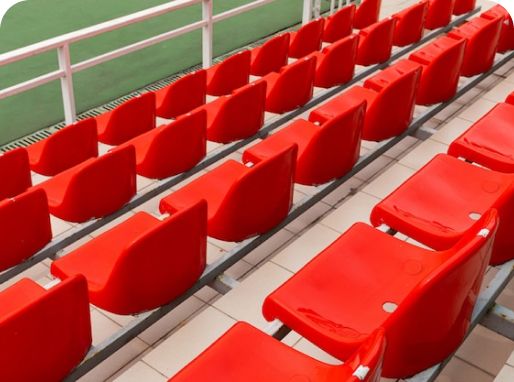 Выбор места на схеме стадиона